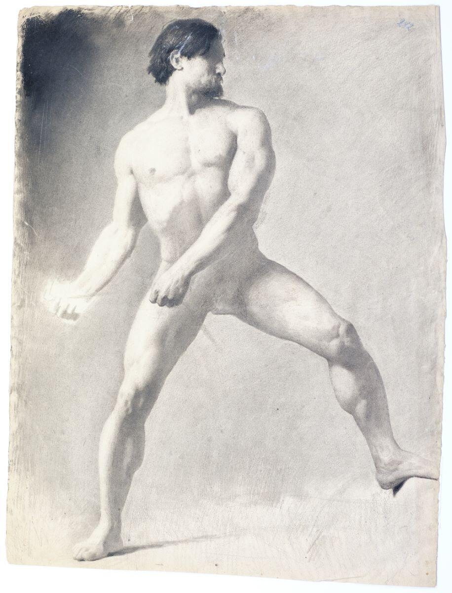 Académie, François-Nicolas Chifflart, 1845 vers