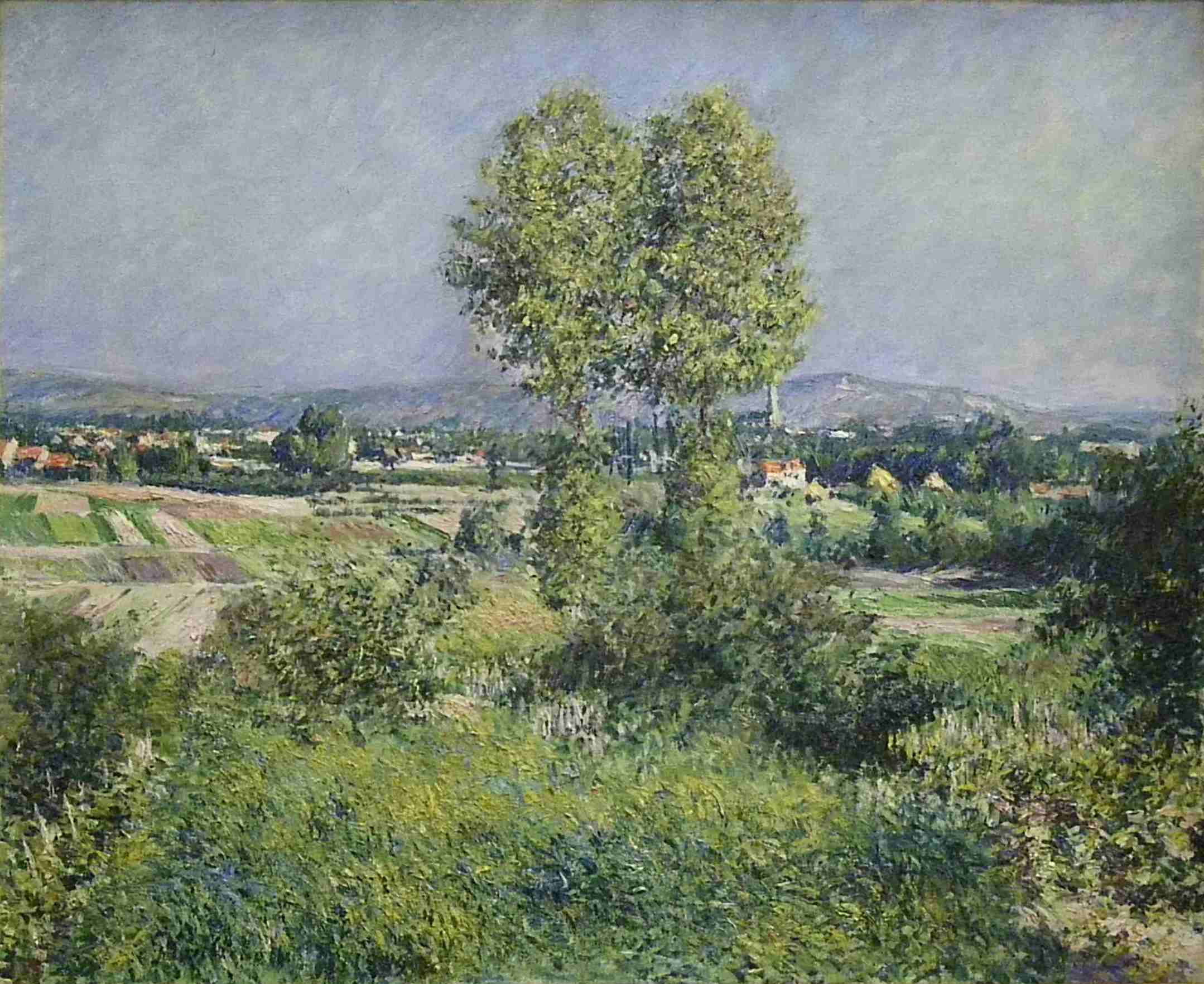 Paysage à Argenteuil, Gustave Caillebotte, 1889