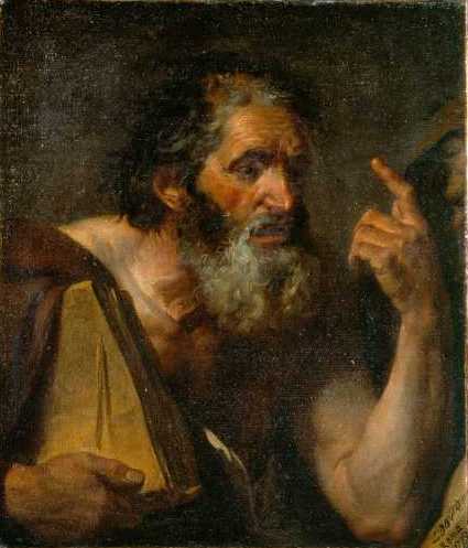 Le philosophe, Jacques Louis David, 1779