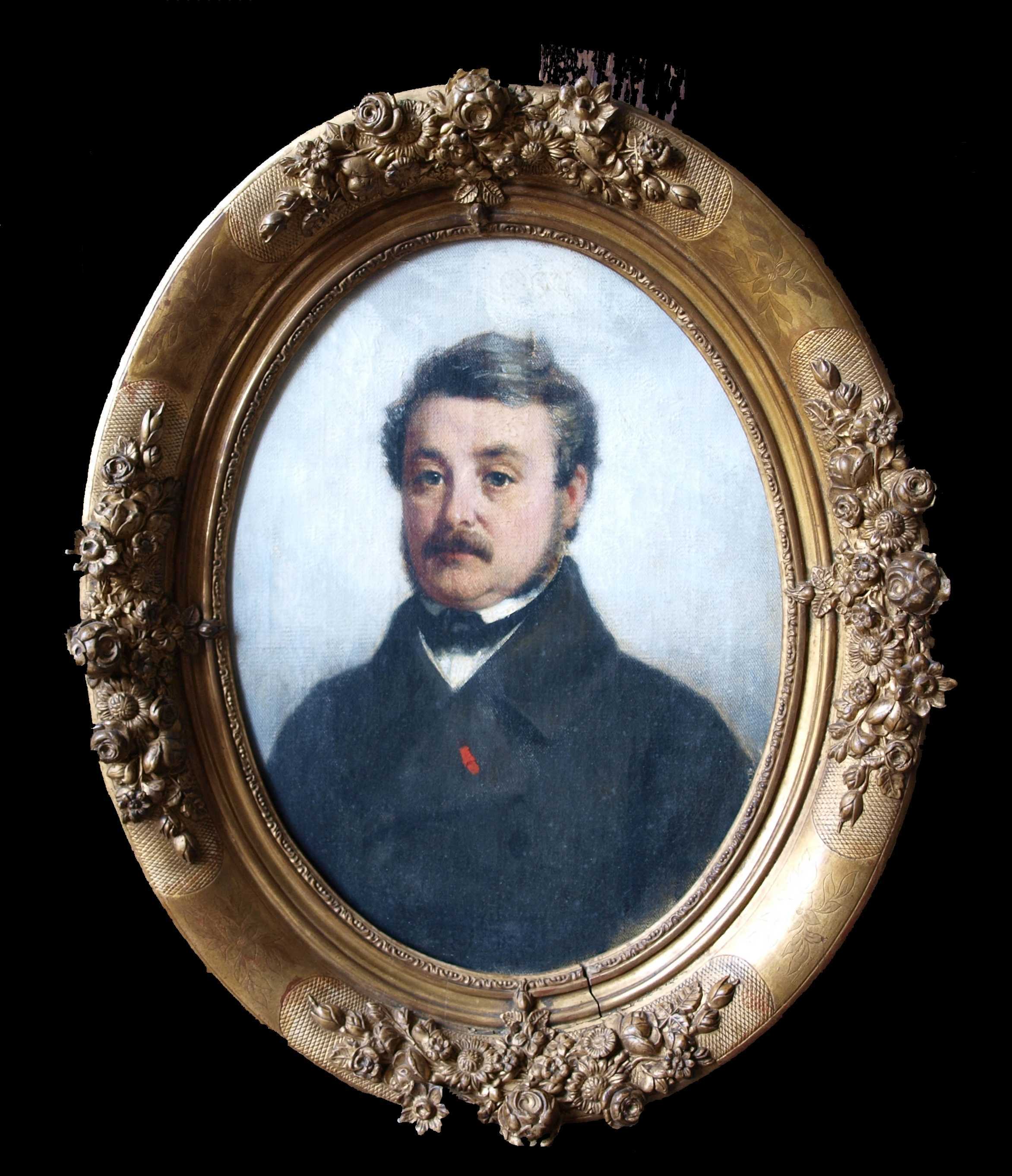 Portrait de Monsieur LEFEBURE Augustin-René dit Auguste, Jules Laure, 2e quart 19e siècle