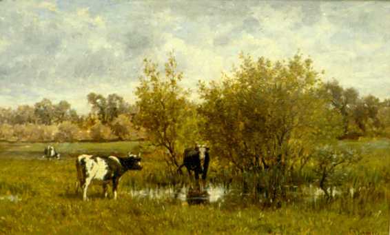 Paysage, Camille Bernier, 3e quart 19e siècle