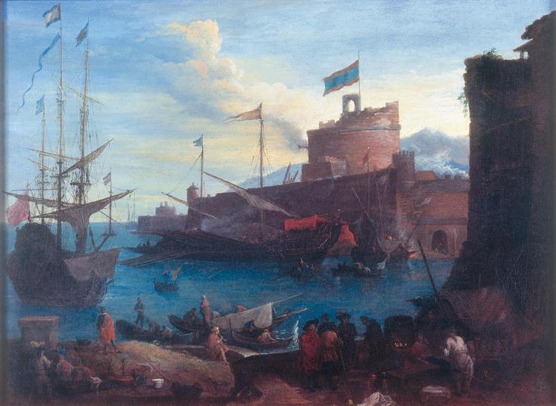 Scène de port méditerranéen_0