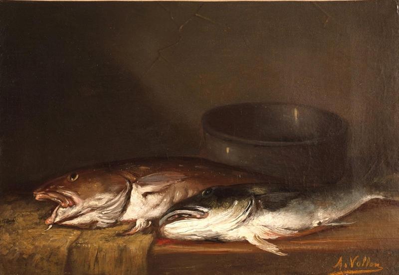 Poissons sur un entablement_0