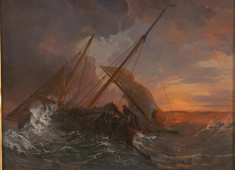 Mort du Patron Lézin, le 2 décembre 1838, Charles Louis Mozin, 1859