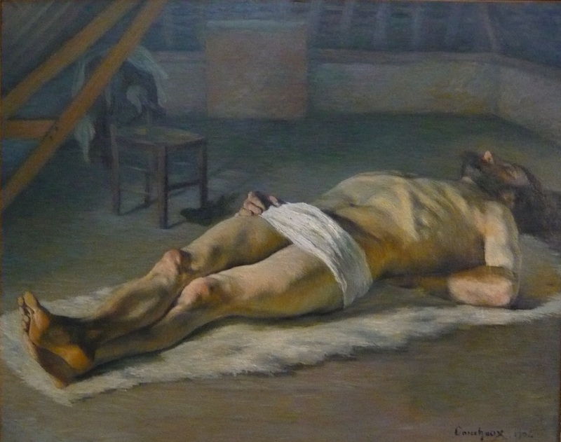 Étude de nu ; Gisant (autre titre), Marcel Couchaux, 1902