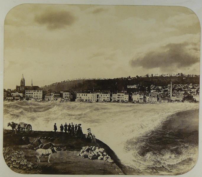 Le mascaret à Caudebec vers 1860_0