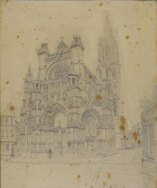 Le portail de l'église de Caudebec-En -Caux_0