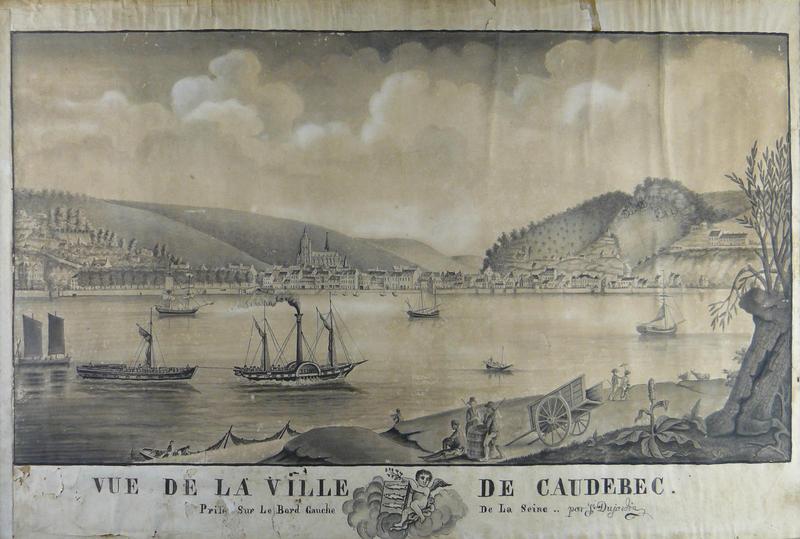 Vue de la ville de Caudebec_0