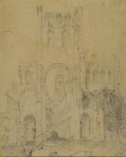Les ruines de l'abbaye de Jumièges_0