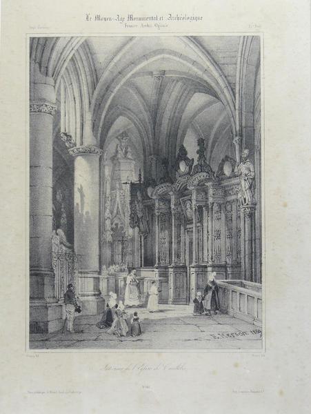 Intérieur de l'église de Caudebec_0