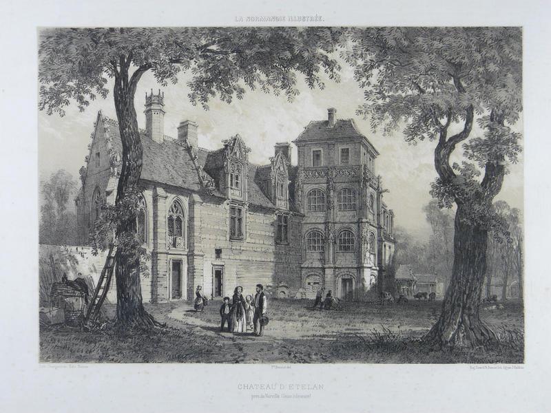 Le Château d'Etelan, Félix Benoist, 3e quart 19e siècle