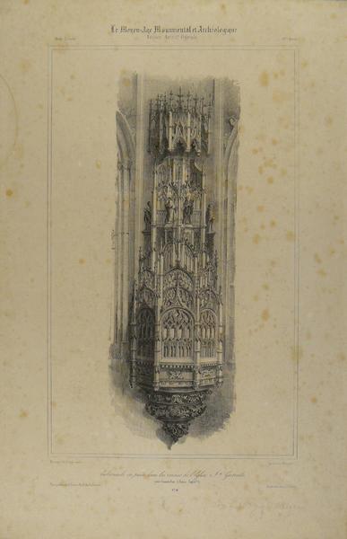 Tabernacle dans les ruines de l'église Sainte Gertrude près de Caudebec_0