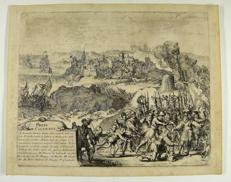 Alexandre Farnèse blessé à la bataille de Caudebec en 1592_0