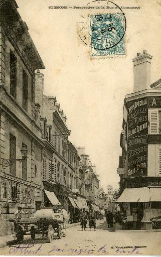 Soissons - Perspective de la Rue du Commerce_0