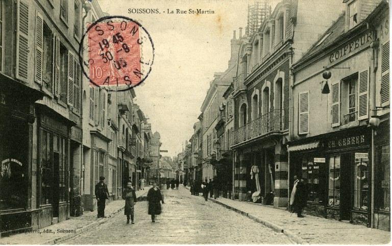 Soissons - La Rue Saint-Martin_0