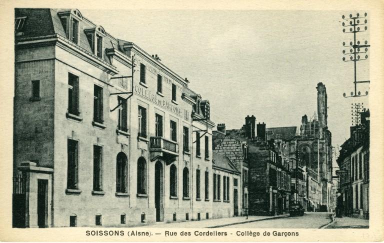 Soissons - Rue des Cordeliers - Collège de Garçons_0