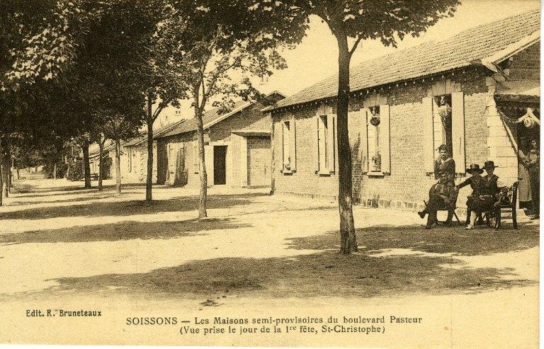 Soissons - Les maisons semi-provisoires du boulevard Jeanne d'Arc_0