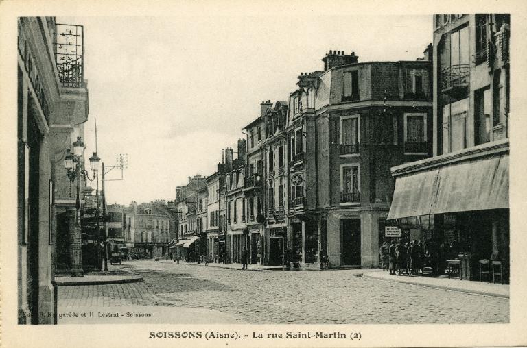 Soissons - La rue Saint-Martin_0