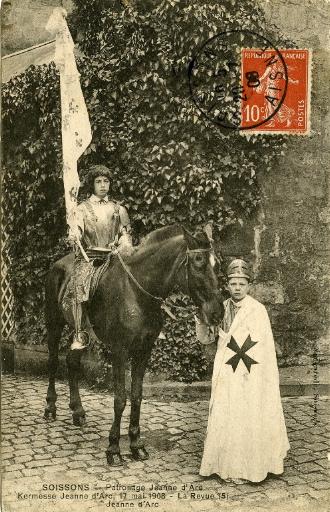 Soissons - Patronage 'Jeanne d'Arc', kermesse 17 mai 1908 - La revue - Jeanne d'Arc_0