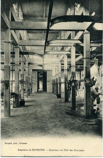 Abattoirs de Soissons - Intérieur du hall des bouchers_0