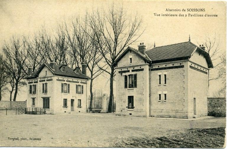 Abattoirs de Soissons - Vue intérieure des 2 pavillons d'entrée_0