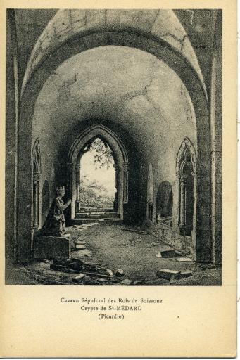 Soissons - Caveau sépulcral des rois de Soissons - Crypte de Saint-Médard_0