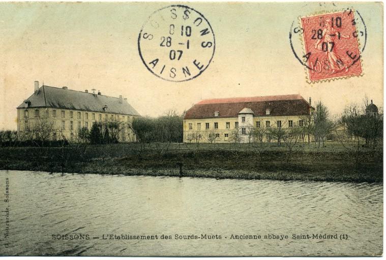 Soissons - L'établissement des sourds-muets - Ancienne abbaye Saint-Médard_0