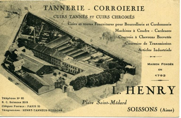 Soissons - L. Henry - Tannerie corroierie_0