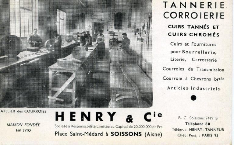 Soissons - Henry & Cie - Tannerie corroierie_0
