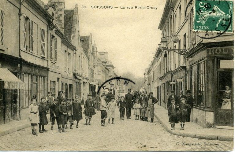 Soissons - La rue porte Crouy_0