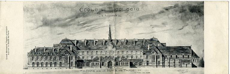 Grand Séminaire Soissons - Façade principale - Vue sur la Route de Paris_0