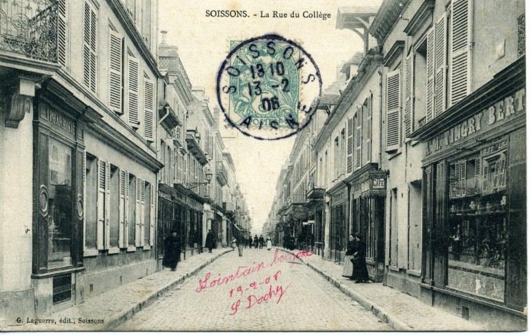 Soissons - La Rue du Collège_0