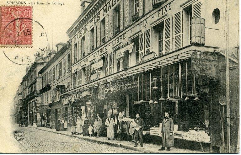 Soissons - La Rue du Collège_0