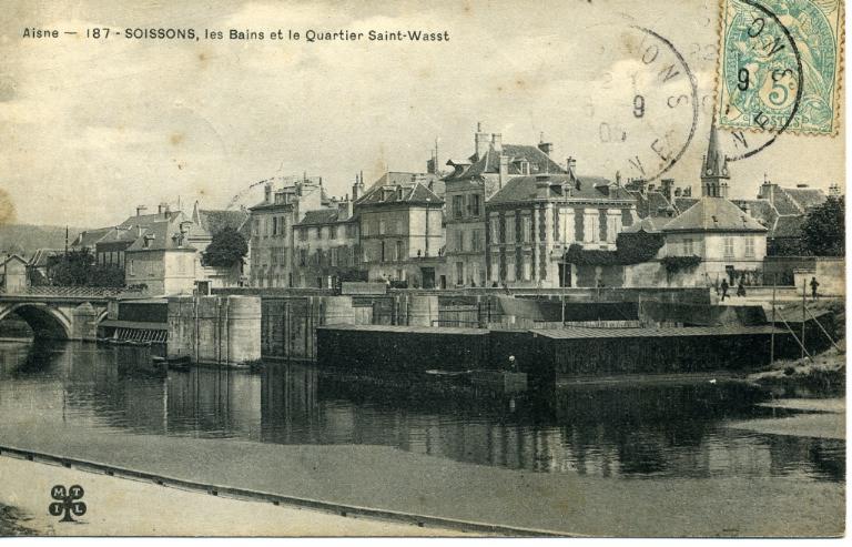 Soissons - Les Bains et le Quartier Saint-Waast_0