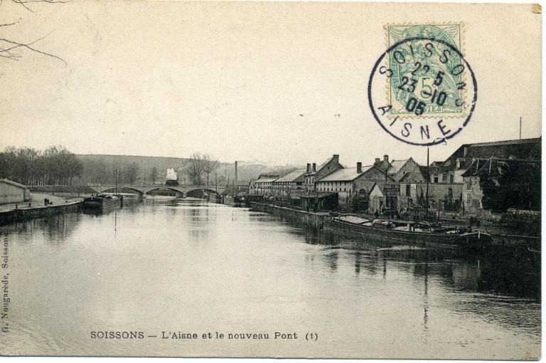 Soissons - L'Aisne et le nouveau Pont_0