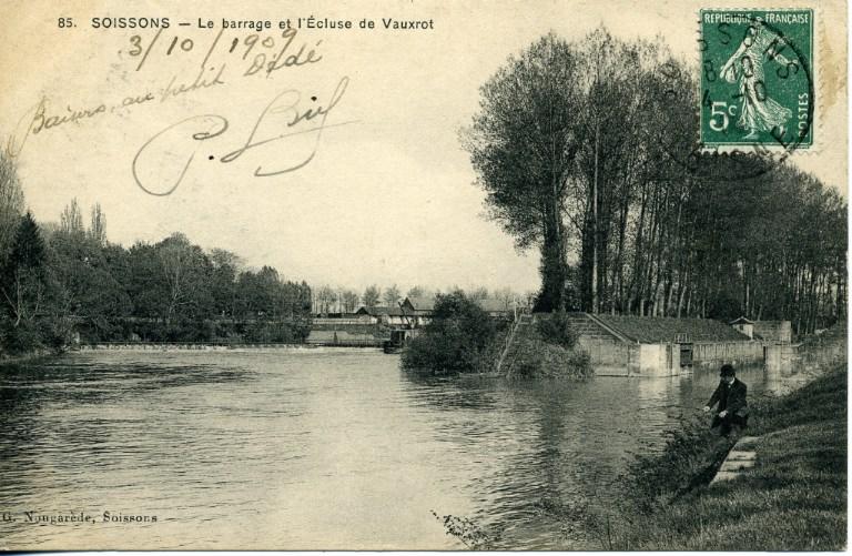 Soissons - Le barrage et l'Ecluse de Vauxrot_0