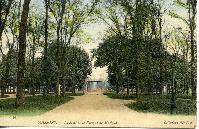 Soissons - Le Mail et le Kiosque de Musique_0