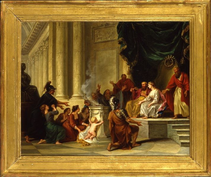 Pyrrhus enfant présenté à Glaucias_0