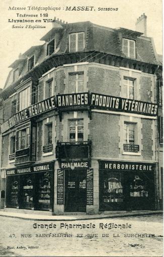 Soissons - Grande Pharmacie Régionale, 47, rue Saint-Martin et rue de la Surchette_0