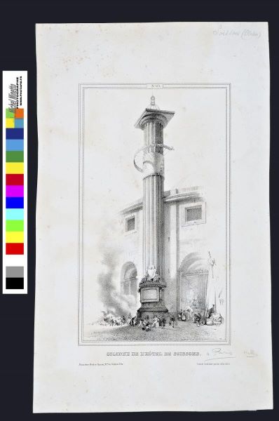 Colonne de l’Hôtel de Soissons, Joseph-Rose Lemercier, 19e siècle