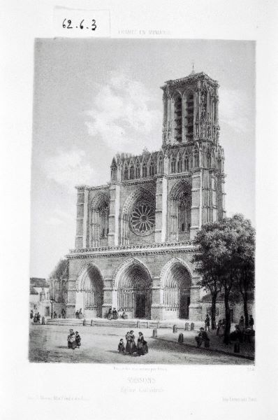 Cathédrale de Soissons, Auguste Victor Deroy, 19e siècle