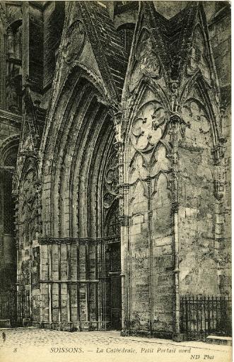 Soissons - La Cathédrale, petit portail nord_0