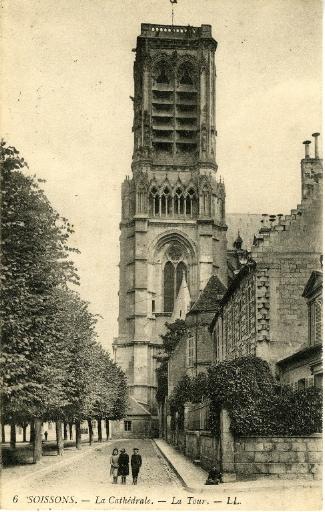 Soissons - La Cathédrale - La Tour_0