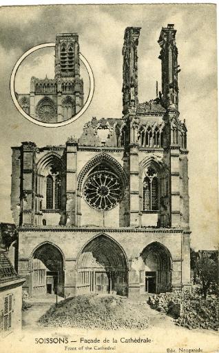 Soissons - Façade de la Cathédrale_0