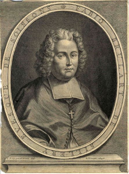 Portrait de Fabio Brulart de Sillery, évêque de Soissons, Nicolas Bonnart, 1692-1700