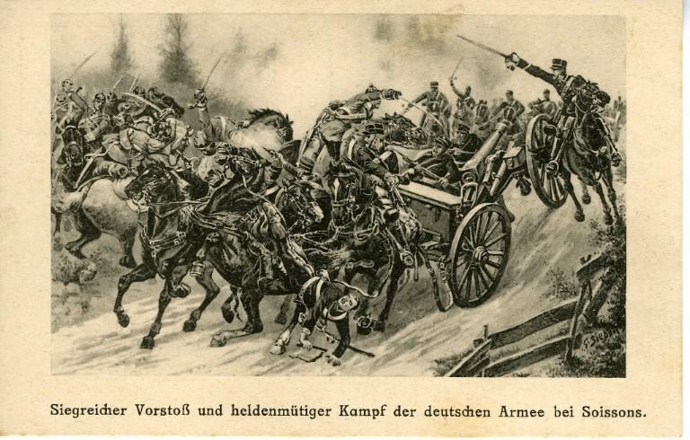 Siegreicher Vorstos und heldenmütiger Kampf der deutschen Armee bei Soissons_0