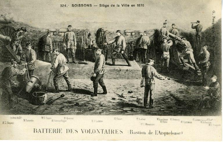 Soissons - Siège de la ville en 1870_0