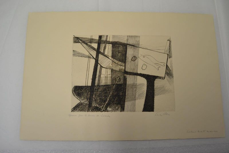 Nature morte marine, Yves Alix, 20e siècle