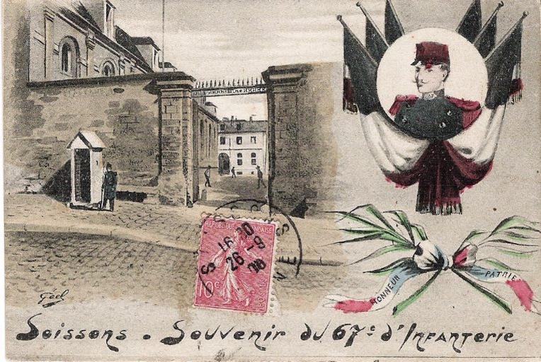 Soissons - Souvenir du 67e d'Infanterie_0