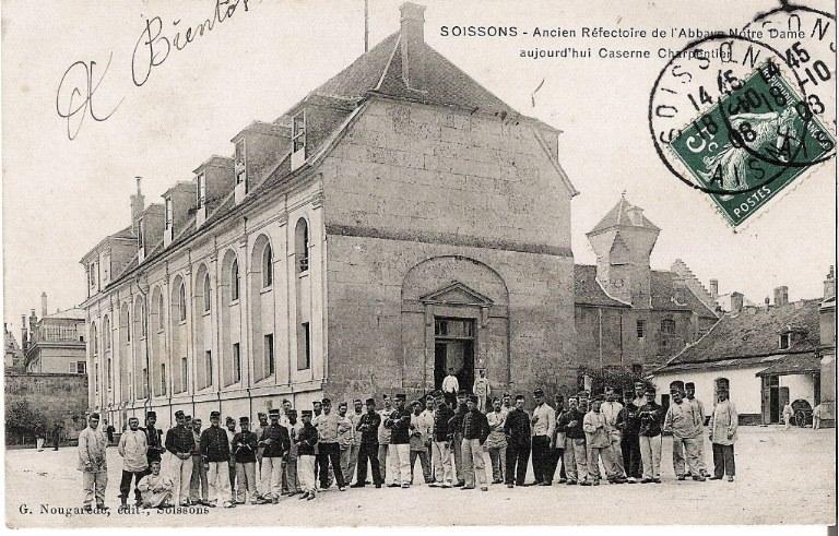 Soissons - Ancien Réfectoire de l'Abbaye Notre-Dame aujourd'hui Caserne Charpentier_0